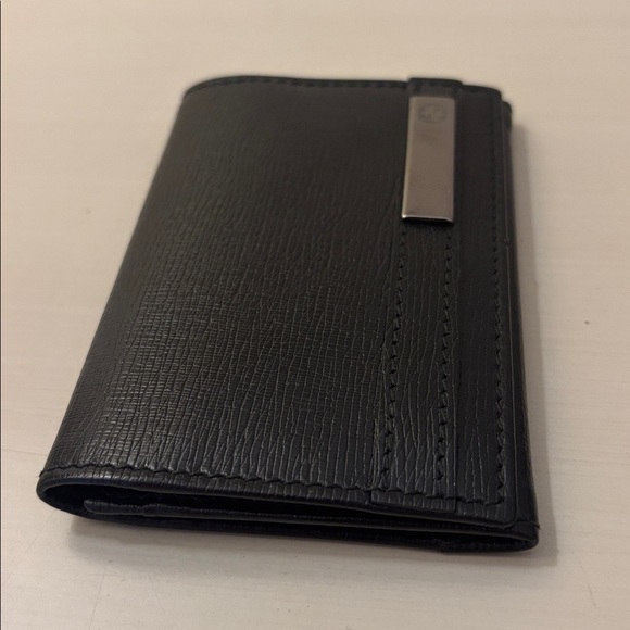 GUCCI BLACK LEATHER CARDHOLDER - Picture 3 of 12